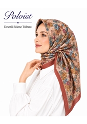Poloist Desenli Sökme Tülbent - Desen-348