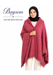 Zara Düz Renk Omuz Şalı - Desen-01
