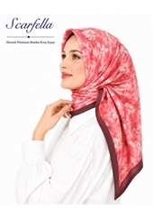 Scarfella Desenli Premium Bambu Kraş Eşarp - Desen-02