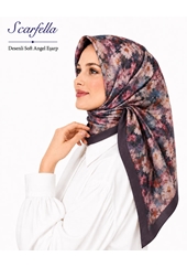 Scarfella Desenli Soft Angel Eşarp - Desen-80