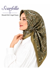 Scarfella Desenli Soft Angel Eşarp - Desen-81