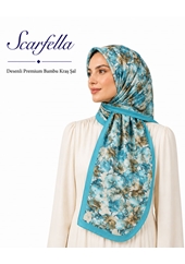 Scarfella Desenli Premium Bambu Kraş Şal - Desen-05