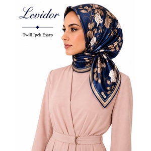 Levidor Twill İpek Eşarp 2134