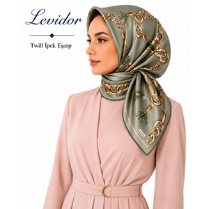 Levidor Twill İpek Eşarp 2139
