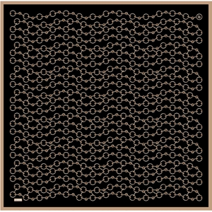 Belli Twill Saf İpek Eşarp 2025 Yaz Sezonu 4109D (T) - Renk-01