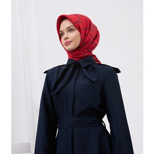 Belli Twill Saf İpek Eşarp 2025 Yaz Sezonu 4117D (T)