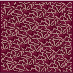 Belli Twill Saf İpek Eşarp 2025 Yaz Sezonu 4125D (T) - Renk-31