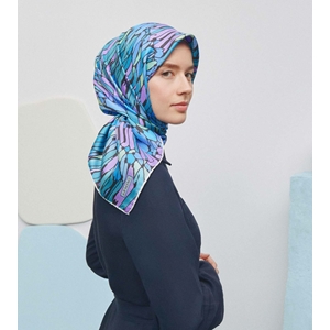 Armine Dj Sura Saf İpek Eşarp - 2025 Yaz Sezonu 9335D (S)