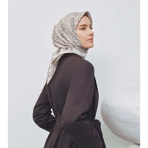 Armine Dj Sura Saf İpek Eşarp - 2025 Yaz Sezonu 9352D (S)