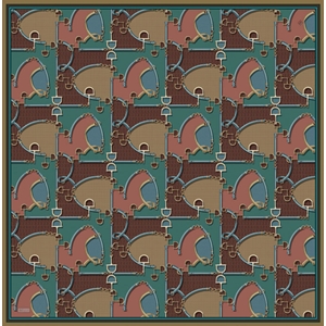Belli Twill Saf İpek Eşarp - 2026-2027 Sonbahar-Kış 4400D (T)
