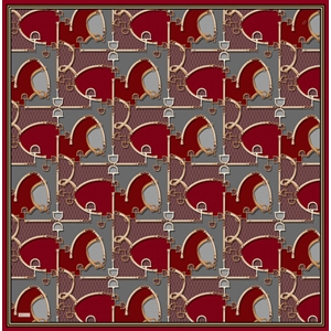 Belli Twill Saf İpek Eşarp - 2026-2027 Sonbahar-Kış 4400D (T)