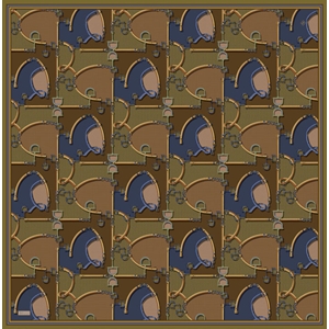 Belli Twill Saf İpek Eşarp - 2026-2027 Sonbahar-Kış 4400D (T)