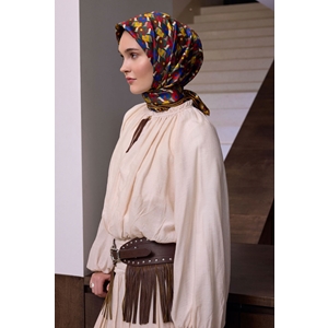 Belli Twill Saf İpek Eşarp - 2026-2027 Sonbahar-Kış 4402D (T)