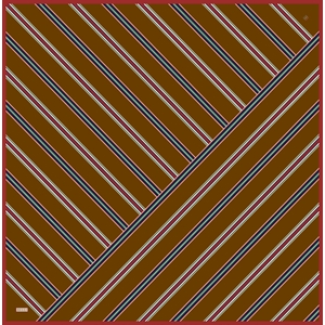 Belli Twill Saf İpek Eşarp - 2026-2027 Sonbahar-Kış 4405D (T)