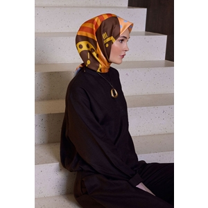 Belli Twill Saf İpek Eşarp - 2026-2027 Sonbahar-Kış 4409D (T)