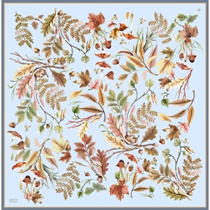 Belli Twill Saf İpek Eşarp - 2026-2027 Sonbahar-Kış 4412D (T)
