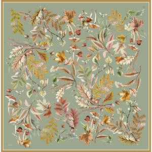 Belli Twill Saf İpek Eşarp - 2026-2027 Sonbahar-Kış 4412D (T)