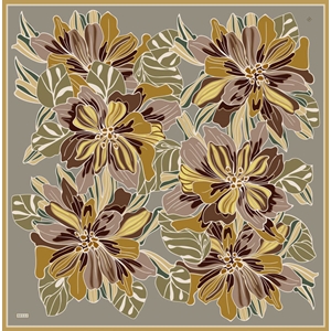 Belli Twill Saf İpek Eşarp - 2026-2027 Sonbahar-Kış 4413D (T)