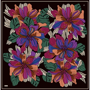 Belli Twill Saf İpek Eşarp - 2026-2027 Sonbahar-Kış 4413D (T)