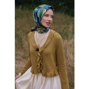 Belli Twill Saf İpek Eşarp - 2026-2027 Sonbahar-Kış 4417D (T)