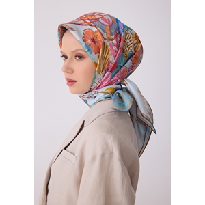 Belli Twill Saf İpek Eşarp 2026 Yaz Sezonu 4324D (T)