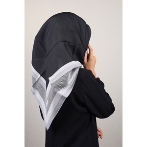Piramit Desenli Koza Eşarp - Desen-01