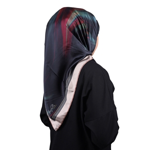 Scarfella Luxer Desenli Rayon Eşarp - Desen-03 - Renk-08