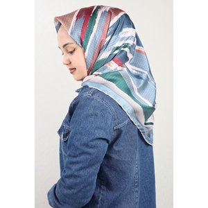 Cazz Scarf Desenli Tivil Eşarp - Desen-01