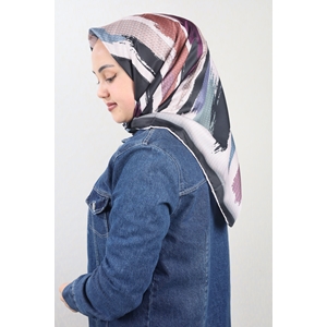 Cazz Scarf Desenli Tivil Eşarp - Desen-01