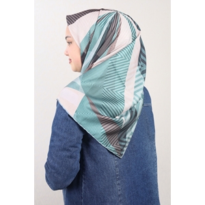 Cazz Scarf Desenli Tivil Eşarp - Desen-02 - Renk-09