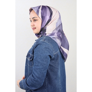 Cazz Scarf Desenli Tivil Eşarp - Desen-02 - Renk-09