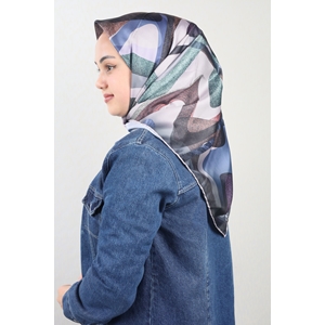 Cazz Scarf Desenli Tivil Eşarp - Desen-04 - Renk-13