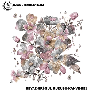 Cenk Desenli Oyalık Yazma - 0300-616 - Renk-02