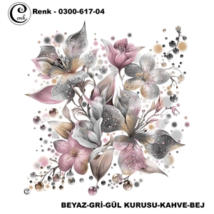 Cenk Desenli Oyalık Yazma - 0300-617 - Renk-17