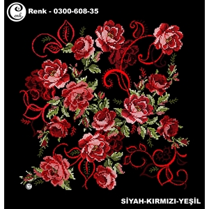 Cenk Desenli Oyalık Yazma - 0300-608 - Renk-06