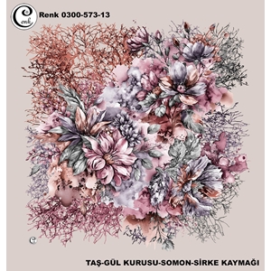 Cenk Desenli Oyalık Yazma - 0300-573 - Renk-26