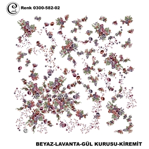 Cenk Desenli Oyalık Yazma - 0300-582