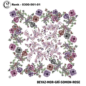 Cenk Desenli Oyalık Yazma - 0300-561 - Renk-28