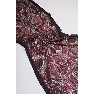 Scarfella Desenli Silk Licra Şal - Desen-03