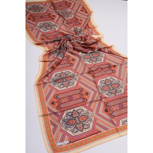 Cardion Desenli Pamuk Modal Şal - Desen-01 - Renk-06