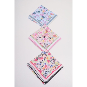 Mina Line Soft El Dikişli Eşarp - Desen-01
