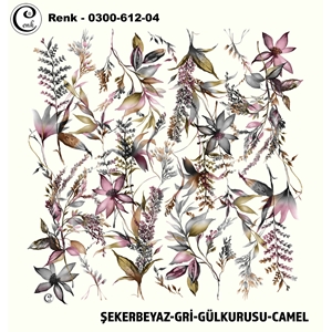 Cenk Desenli Oyalık Yazma - 0300-612 - Renk-01