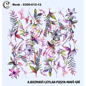 Cenk Desenli Oyalık Yazma - 0300-612 - Renk-01