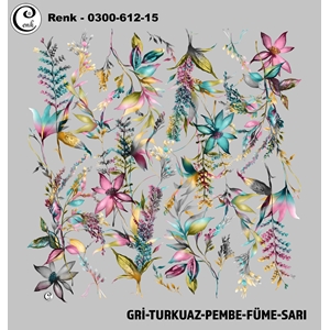 Cenk Desenli Oyalık Yazma - 0300-612 - Renk-01