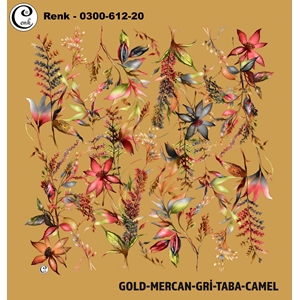 Cenk Desenli Oyalık Yazma - 0300-612 - Renk-01