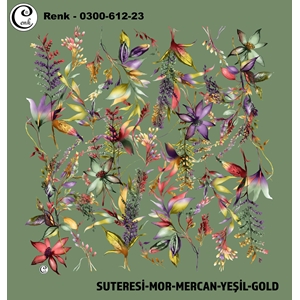 Cenk Desenli Oyalık Yazma - 0300-612 - Renk-01