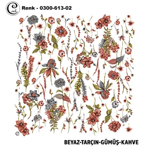 Cenk Desenli Oyalık Yazma - 0300-613 - Renk-12