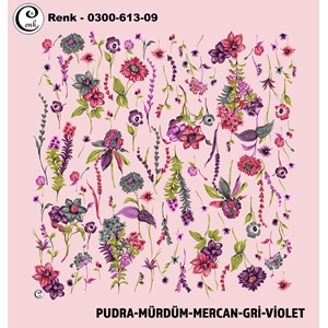 Cenk Desenli Oyalık Yazma - 0300-613 - Renk-12
