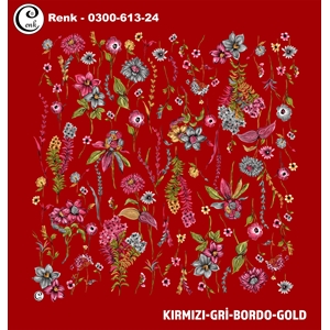 Cenk Desenli Oyalık Yazma - 0300-613 - Renk-12