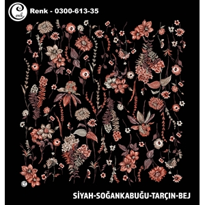Cenk Desenli Oyalık Yazma - 0300-613 - Renk-12
